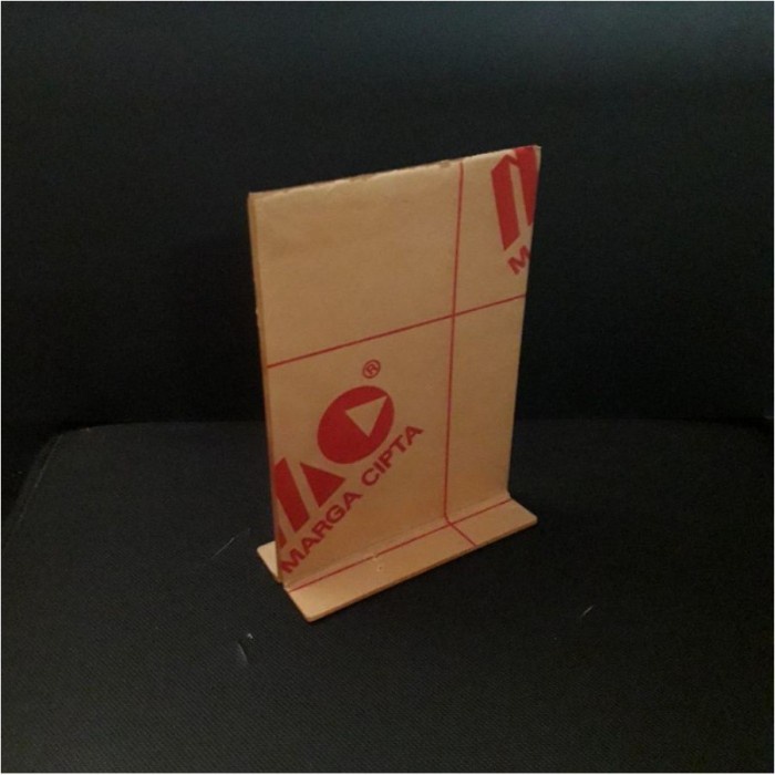 

BARANG TERLARIS TEMPAT BROSUR / TENT HOLDER / TENT CARD AKRILIK DISPLAY 2 SISI A3 3mm