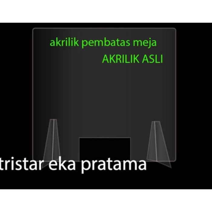 

BARANG TERLARIS Akrilik pembatas meja (120x 50cm)(3mm)
