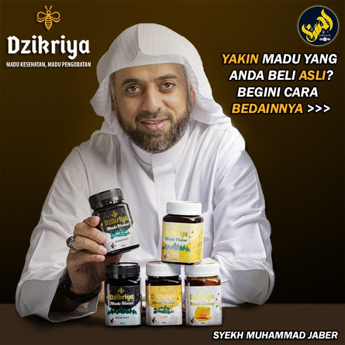 

BARANG TERLARIS Dzikriya Madu Honey Murni Asli 100% Royal Jelly Madu Sarang 500g