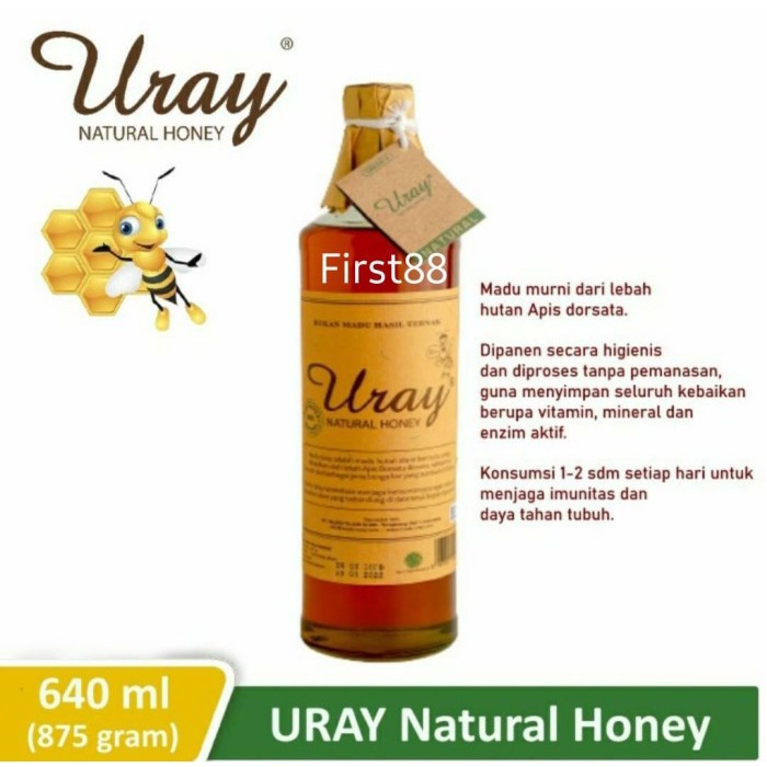 

BARANG TERLARIS MADU URAY 875GR (640ml) MADU MURNI -MADU HUTAN-SEHAT ALAMI