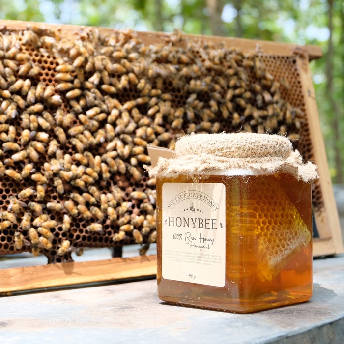

BARANG TERLARIS Madu Asli Sarang 700gr Raw Honey Honybee