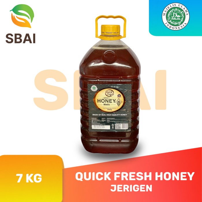 

BARANG TERLARIS Quick Fresh Madu Asli 7 kg khusus GOJEK GRAB