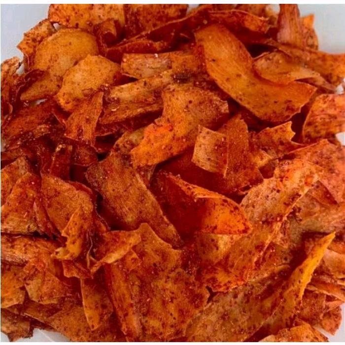 

keripik singkong 1kg kripset pedas gurih mantul Food Kripik Cemilan Makanan