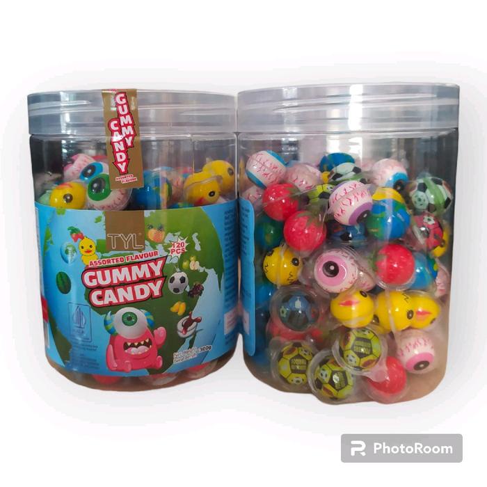 

Lunak Mini Gummy @120 pcs - Gummy Candy Permen Lunak mini Toples - Manis