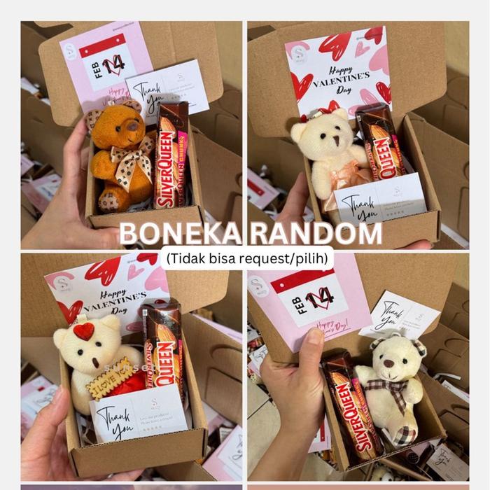 

Paket Silverqueen Bear edisi Valentine / Coklat Silverqueen Beruang Valentines Day/ Bear Chocolate