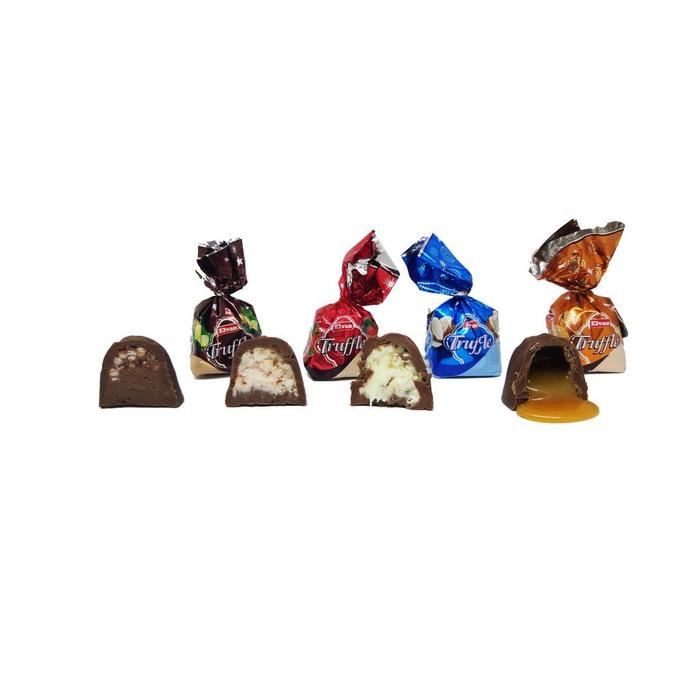 

Elvan Truffle Chocolate 1 Kg Assorment (Rasa mix) Coklat Arab Import Turki Turkey Original