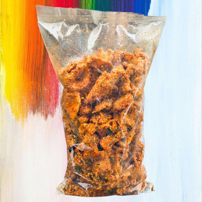 

1 Kg Kulit Ayam Krispy Pedas Daun Jeruk Sultan Bandung Food Snacks Crispy Kripik Keripik Kering