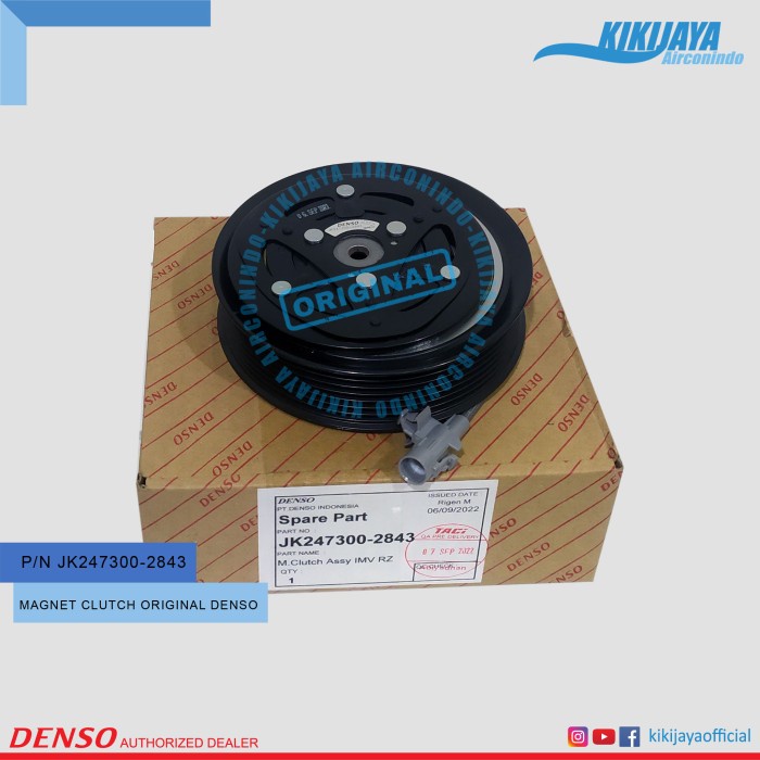 Magnet Clutch Innova / Fortuner Original Denso Jk247300-2843