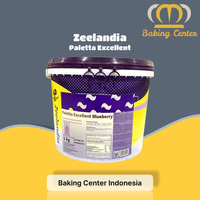 

Ready Stock Zeelandia Paletta Excellent 5Kg - Selai Zeelandia Paletta Strawberry Dan Blueberry 5Kg