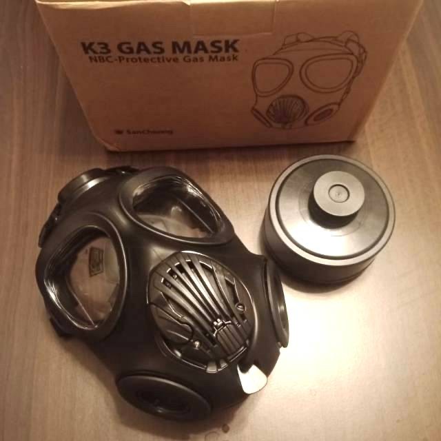 K3 Gas Mask Sancheong Full Face Safety Mask Respirator Original