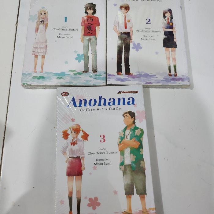 DISKON KOMIK ANOHANA, THE FLOWER WE SAW THAT DAY SET VOL 1-3 SEGEL ORI RARE READYY