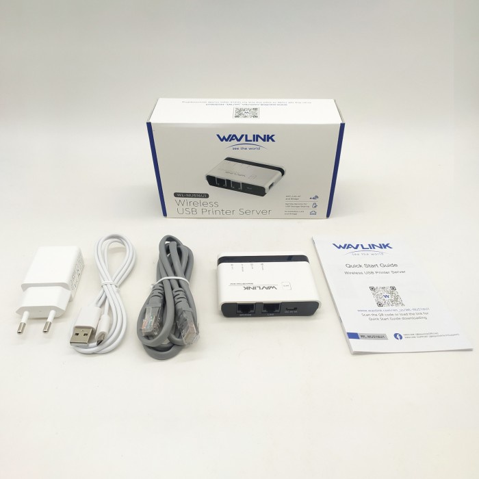 Sale Terbatas Wavlink Wl-Nu516U1 Wireles Usb Print Server Wifi 2.4G 10/100Mbps