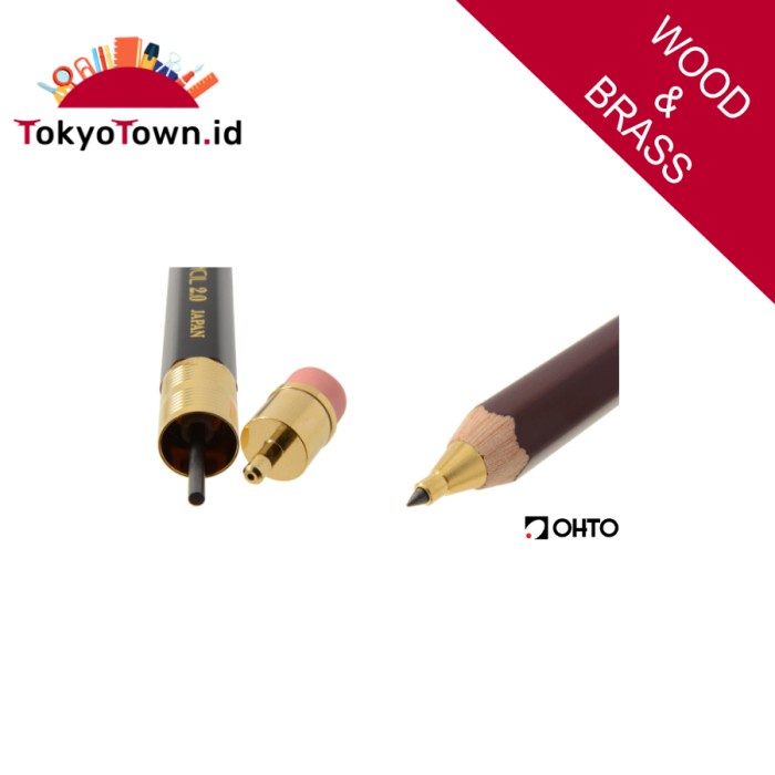 

Sale Terbatas Ohto Sharp Pencil Mechanical 2.0 # Pentel, Rotring, Uni, Tombow