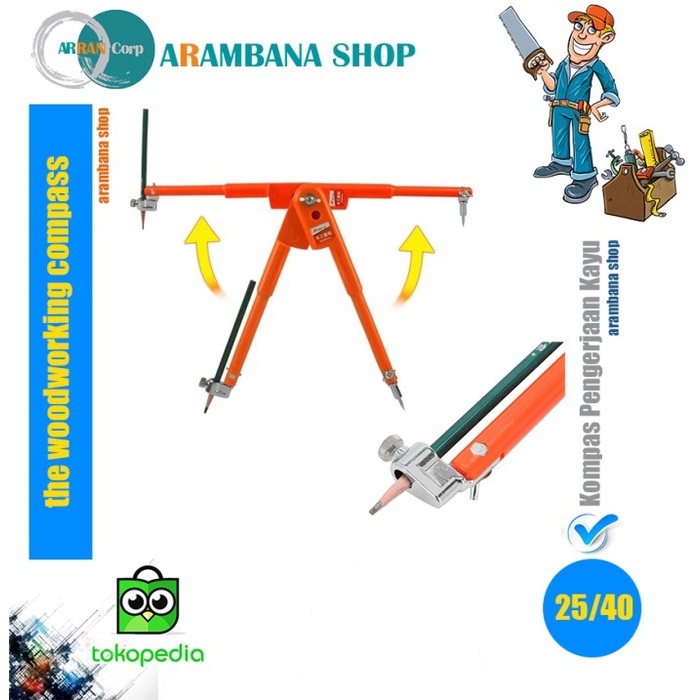 

Ready Jangka Tukang The Woodworking Compass