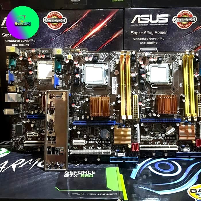Motherboard Asus G31 P5KPL-AM SE Socket LGA 775 Slot Memory RAM DDr2