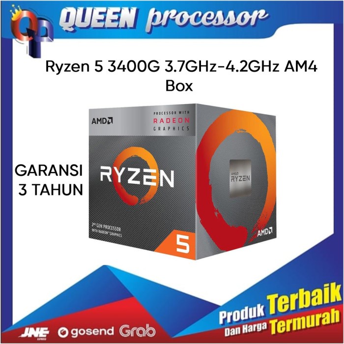 Processor AMD Ryzen 5 3400G 3.7 Ghz BOX + ASRock A320M HDV