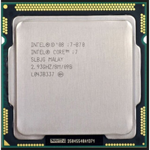 PROCESSOR INTEL CORE I7 870 TRAY LGA 1156