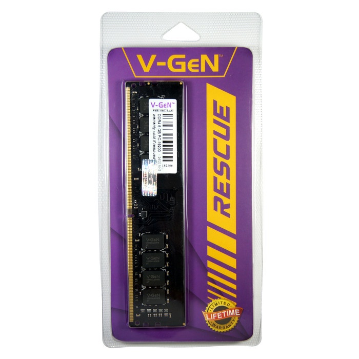 RAM DDR4 V-GeN RESCUE 8GB PC19200/2400Mhz Long Dimm (Memory PC VGEN)