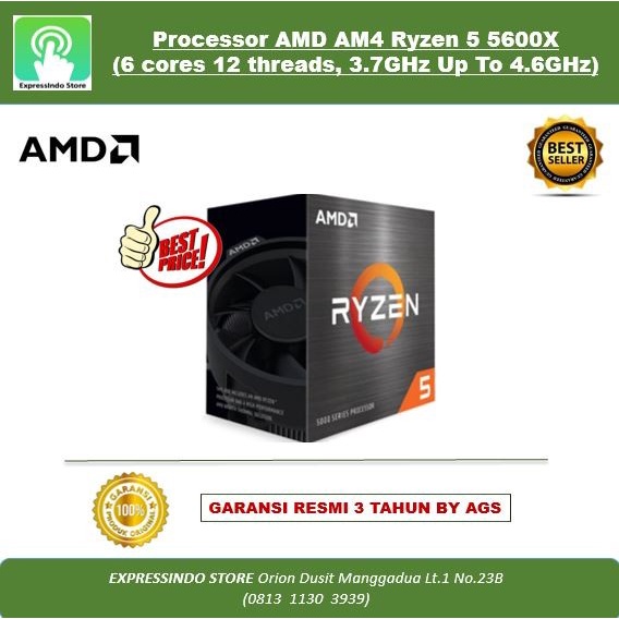 PROCESSOR AMD RYZEN 5 5600X BOX