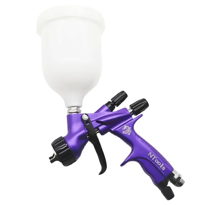 HVLP Paint Spray Gun Gravity Spray Gun 1.3mm With 600CC Paint Tank