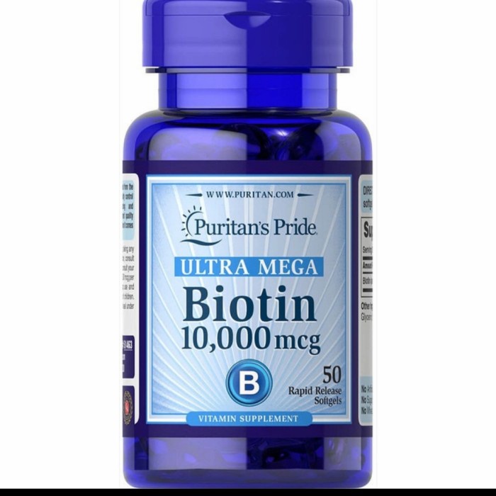 BIOTIN 10000 mcg Puritan's Pride