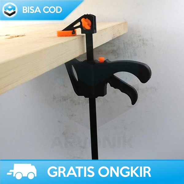 Penjepit Kayu Pertukangan 6 Inch T22106 Original - Alat Tukang Kayu Mesin Perkakas Paket Lengkap K01