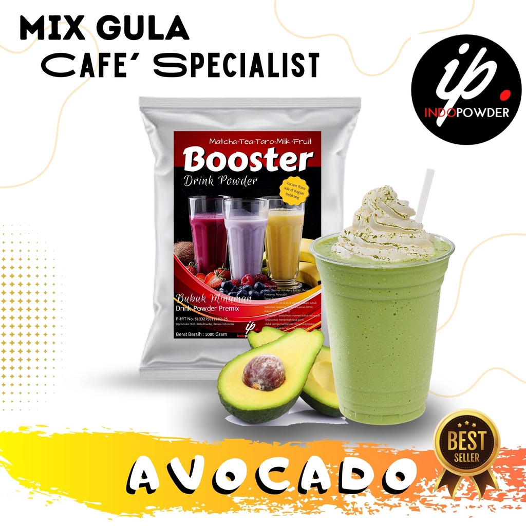 

IP Kendal - Bubuk Minuman Rasa AVOCADO 1Kg Untuk Cafe, Resto & Usaha Minuman