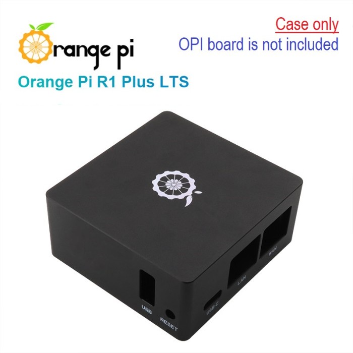 TERMURAH OFFICIAL METAL CASE - ORANGE PI R1 PLUS LTS TERMURAH