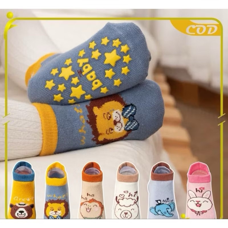 Promo  Kaos Kaki Bayi Anti Slip / Kaos Kaki Anak Anti Slip
