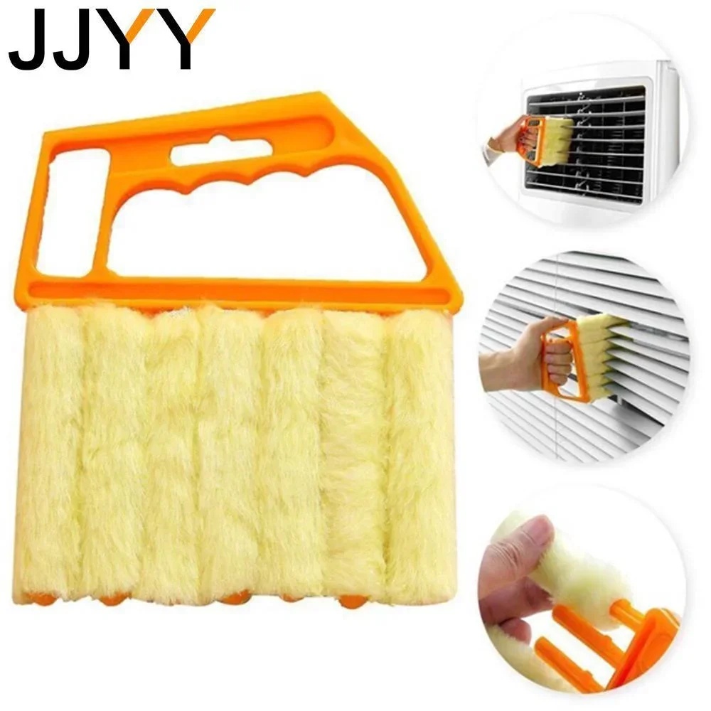 JJYY Blinds Cleaning Brush Portable Air Conditioner Duster Microfiber Blinds Duster Ventilation Brus