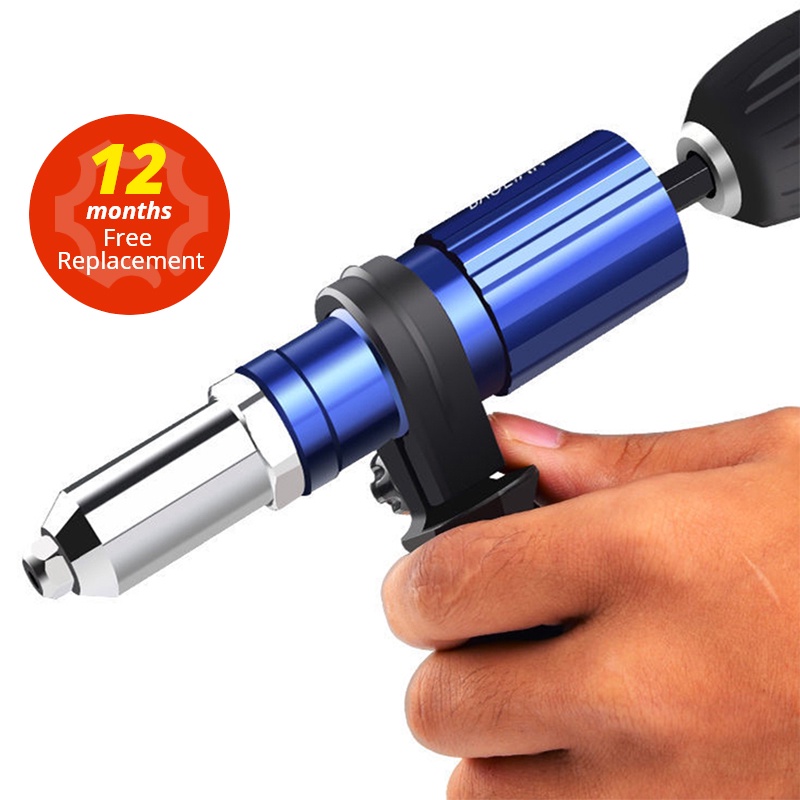 Electric Rivet Gun 2.4mm-4.8mm rivet nut gun drill adapter Cordless riveting tool Insert Nut Pull Ri