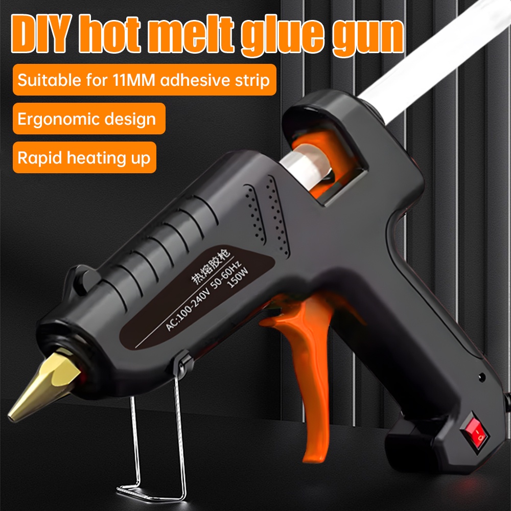 150W Industrial Grade Hot Melt Glue Gun DIY Hot Melt Gun 180℃ Household Handmade Small Glue Gun Elec