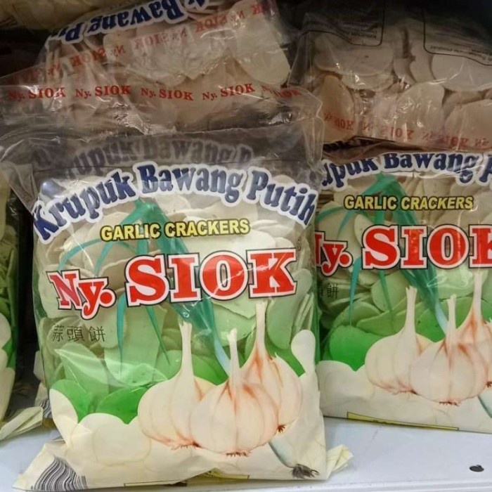 

SALE !!! NY SIOK KERUPUK BAWANG PUTIH 500GR READYY