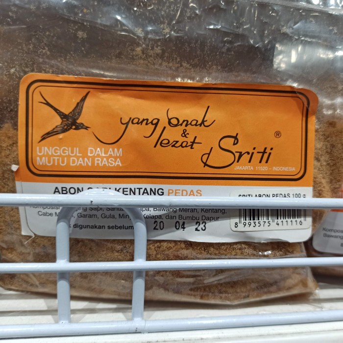 

SALE !!! SRITI ABON SAPI KENTANG PEDAS 100GR READYY