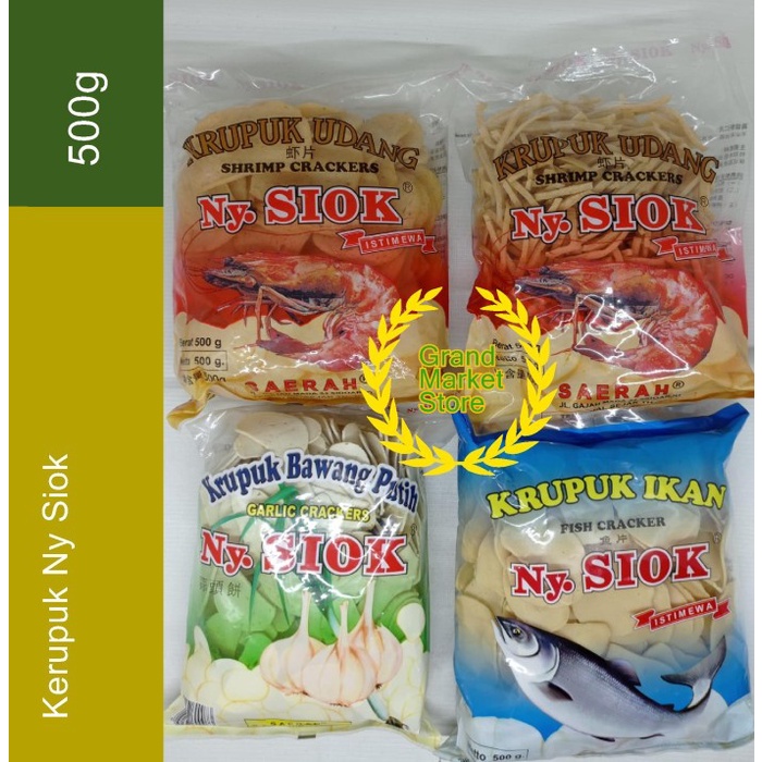 

SALE !!! KERUPUK UDANG BAWANG KRUPUK IKAN NY SIOK ENAK 500GR READYY