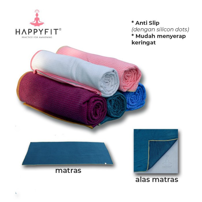 Happyfit Yoga Towel Mat Handuk Happyfit Original