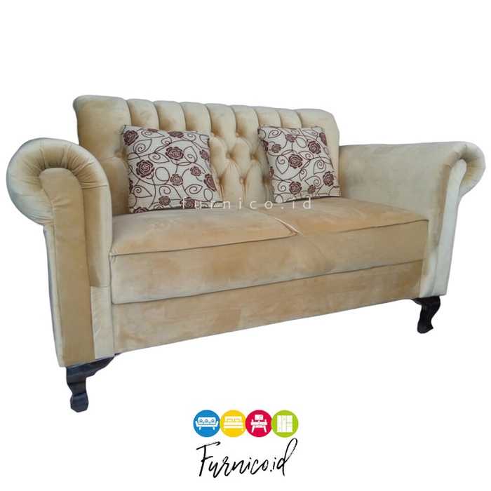 SOFA ESTERFIELD seribu kancing / jaguar / ruang tamu READY STOK Harga MurahBebas