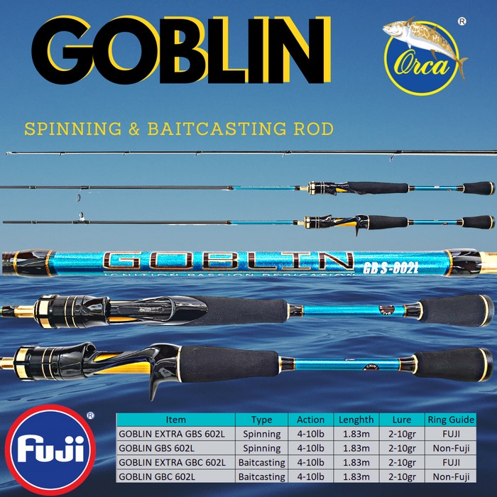 Joran Orca Goblin Baitcasting/Spinning Fuji