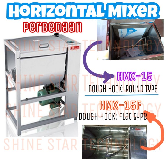Horizontal xer Fomac HMX-15 & HMX-15F ; Pengaduk Hontal