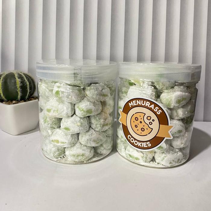 

Cemilan Kue kering Putri Salju Pandan Lumer By Menurass Cookies