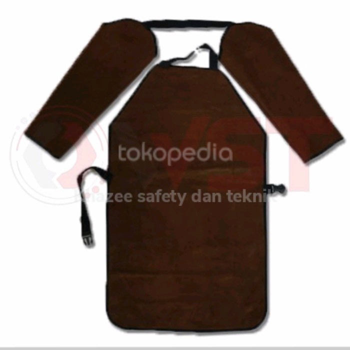 [ernamarket] - apron welding kulit set / apron las kulit set / apron kulit