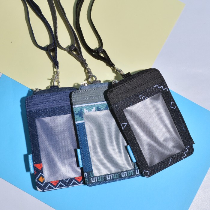 

[tmr] - Id card holder Lanyard Name tag id Cardholder gantung leher - Eden