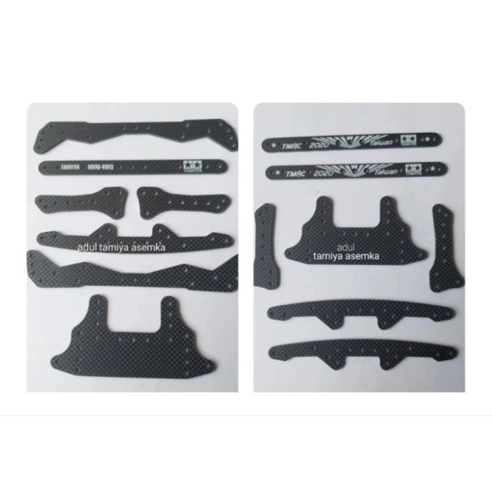 PAKET SET CARBON MEMBRAN 1,6 ALL VARIAN/BEMPER TAMIYA S2-SFM-FM-A-MA