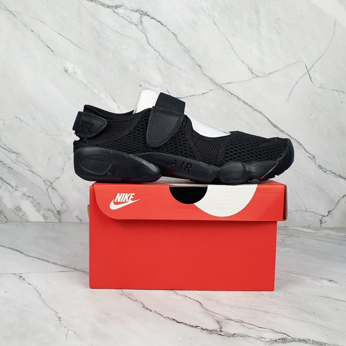 BEST SELLER SEPATU WANITA/PRIA NIKE AIR RIFT NINJA TRIPLE BLACK