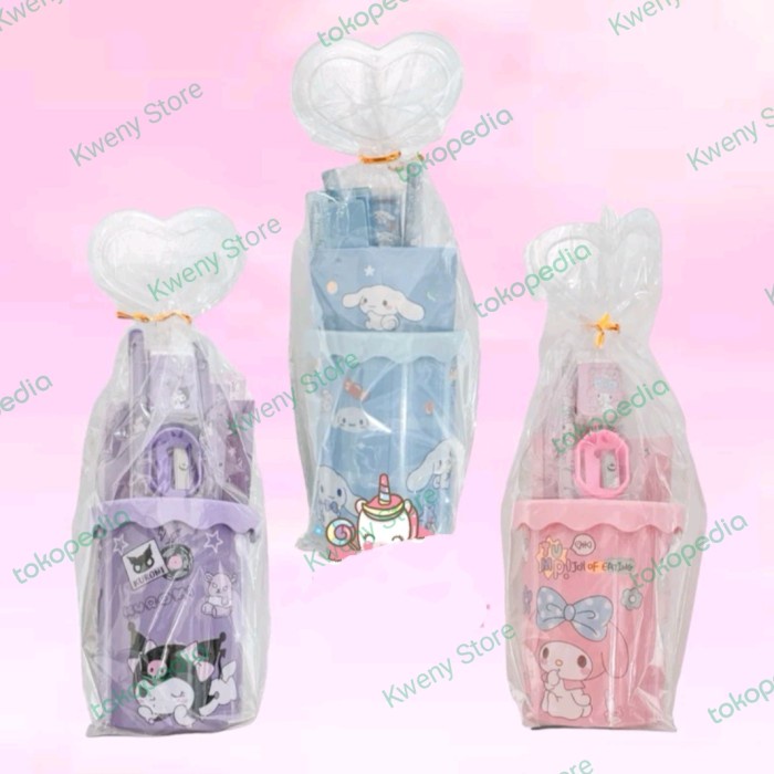 

Alat tulis set kuromi alat tulis set cinnamorol stationery set melody Kode 109