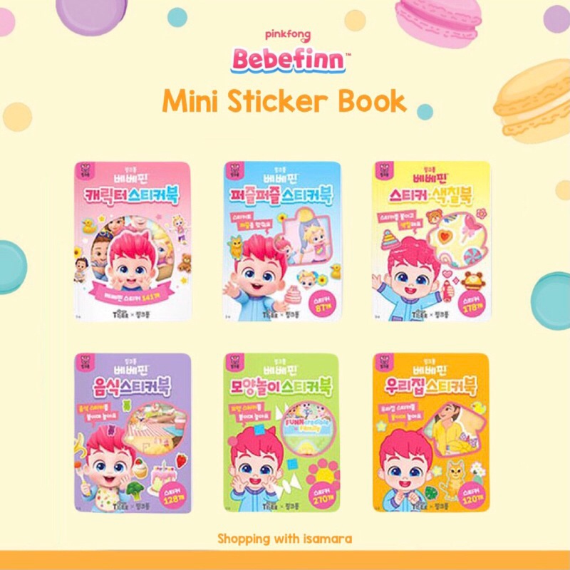 

Berkualitas Pinkfong Bebefinn Mini Sticker Book / Stiker Bebefinn