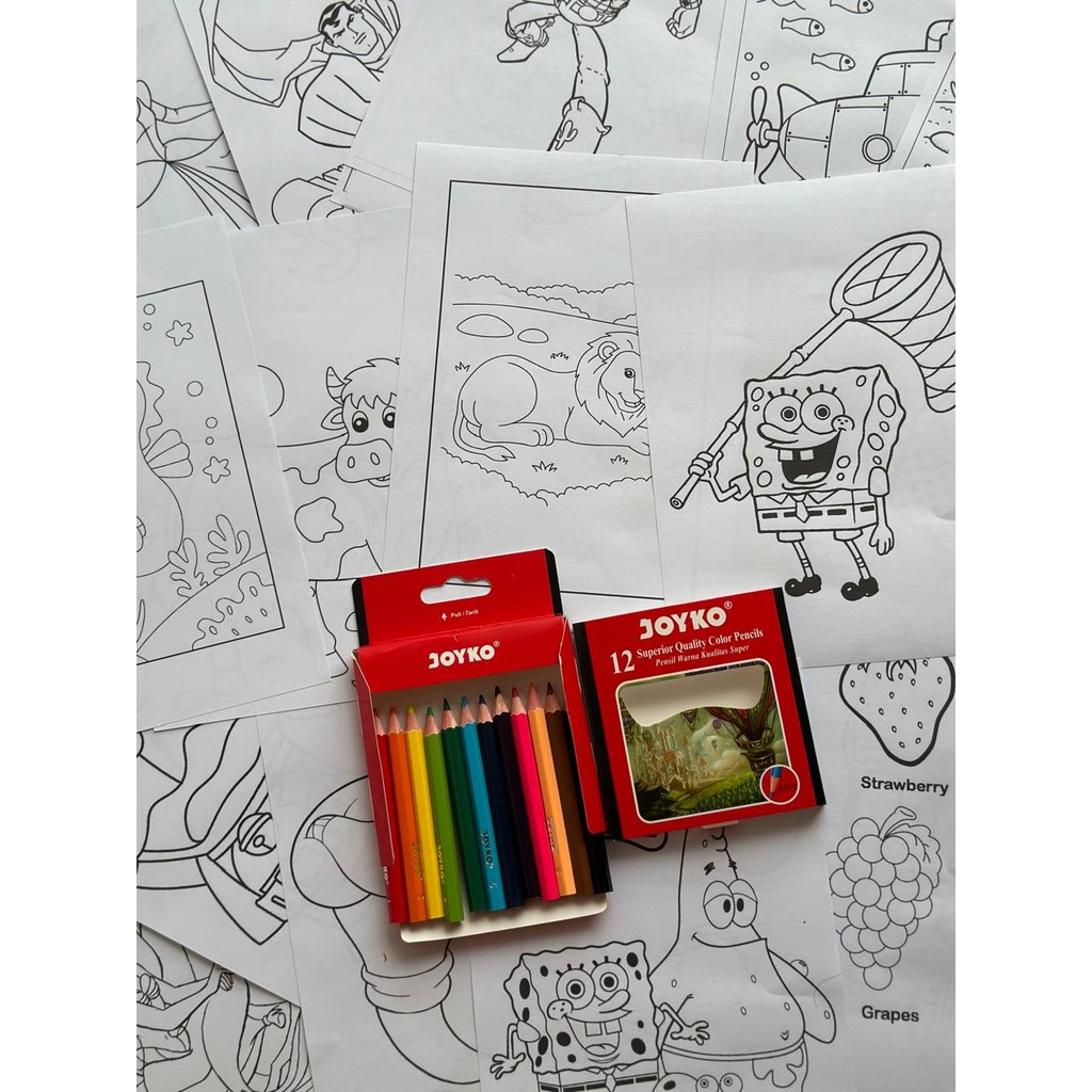 

Tahan Lama 50 Lembar Kertas Mewarnai Ukuran A5 Cocok Untuk Aktivitas Anak Di Rumah