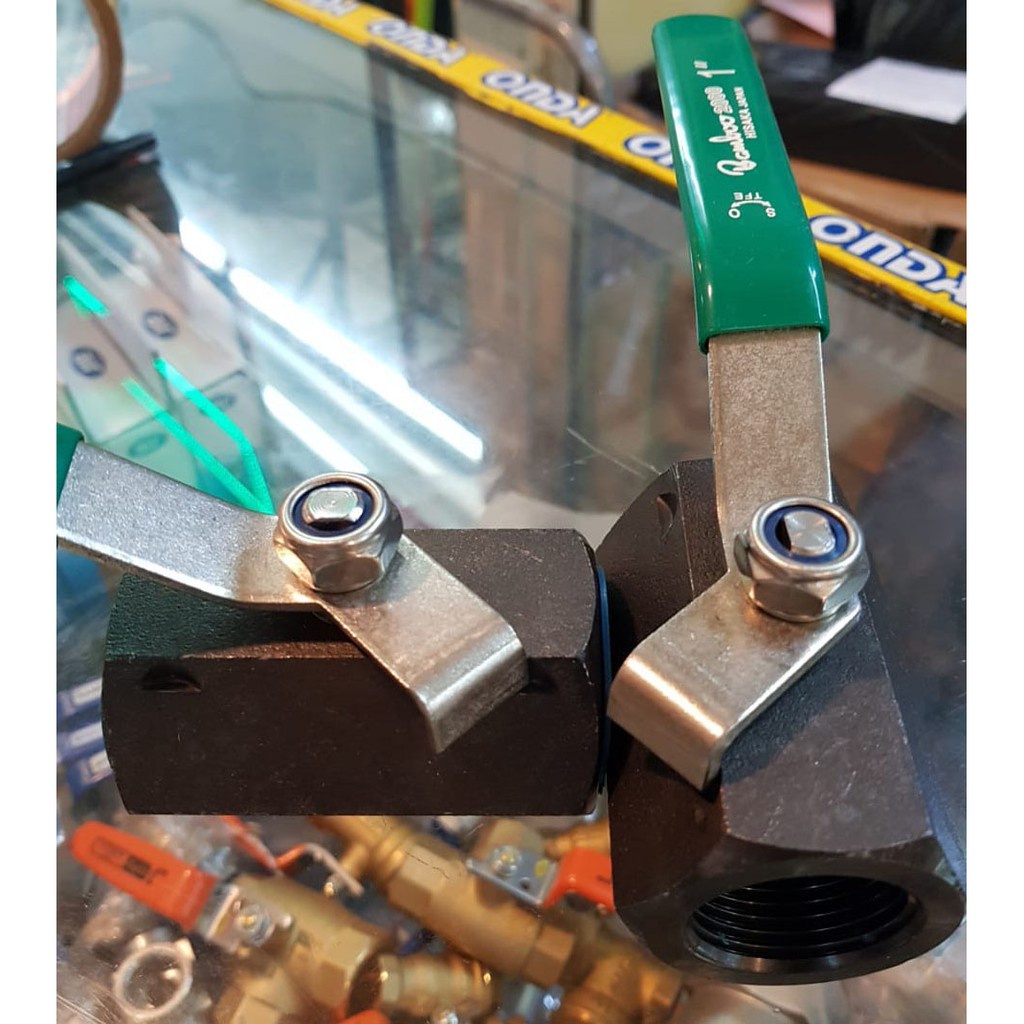 Stop Kran Ball Valve 1 " Bamboo Carbon Steel 2000 Psi / Stop Keran