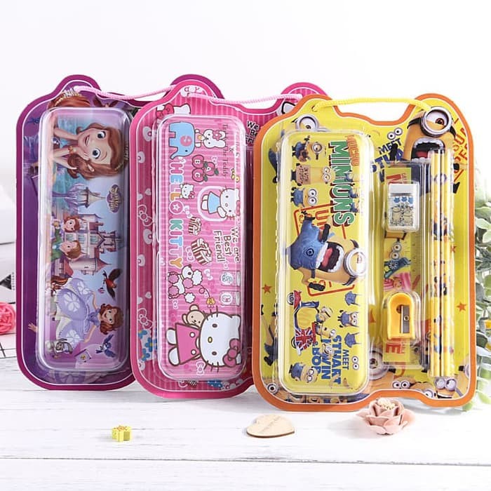 

Set Kartun Anak Sekolah Les Kado Lengkap Gift Set Kode 24