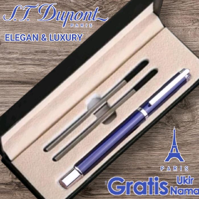 

Pulpen Giftset Hampers St Dupont Gratis Grafir Nama Stationery Kode 621